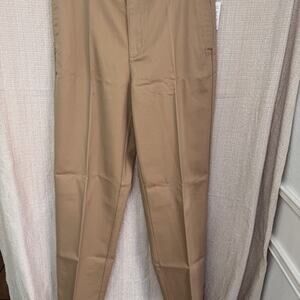 Lands End NWOT Boy's Khaki Chino Pants Size 20 w/ 32" inseam